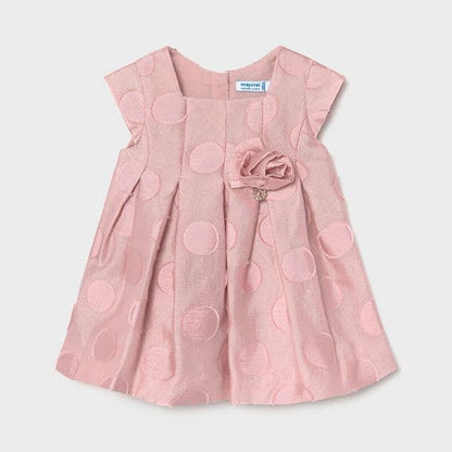 Vestido Bebé Niña Mayoral Lunares Rosa  Sku  1961 Color Rosa
