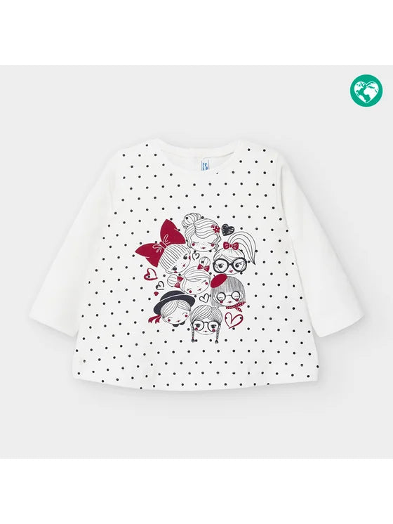 Camiseta Bebé Niña Sku 2059 Color 45 Caritas
