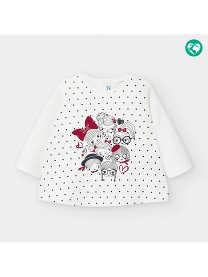 Camiseta Bebé Niña Sku 2059 Color 45 Caritas