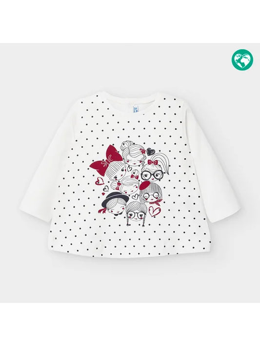 Camiseta Bebé Niña Sku 2059 Color 45 Caritas