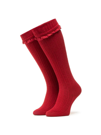 Calcetas Caladas MAYORAL SKU 10876 Color 40 Carmin