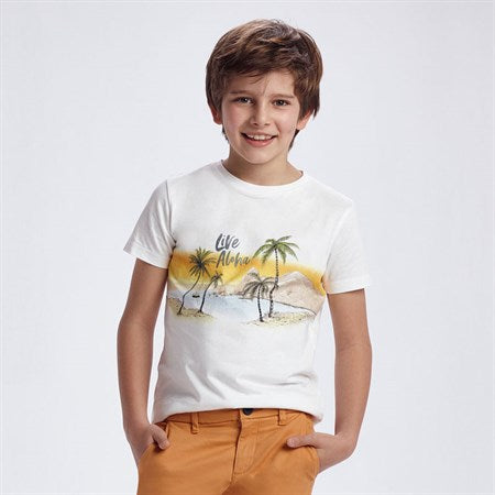 Playera para chico NUKUTAVAKE Ref. 6077/75 Blanco