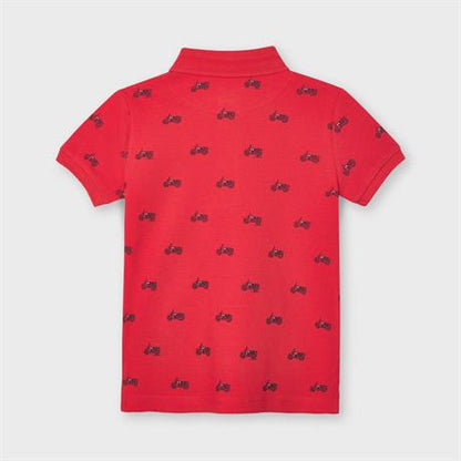 Camisa Polo M/L para niño MAYORAL Ref  3106/58 Cyber Red