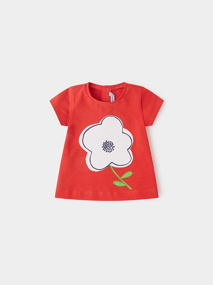 Camiseta Bebé Niña Sku 033 Color 51 Carmin