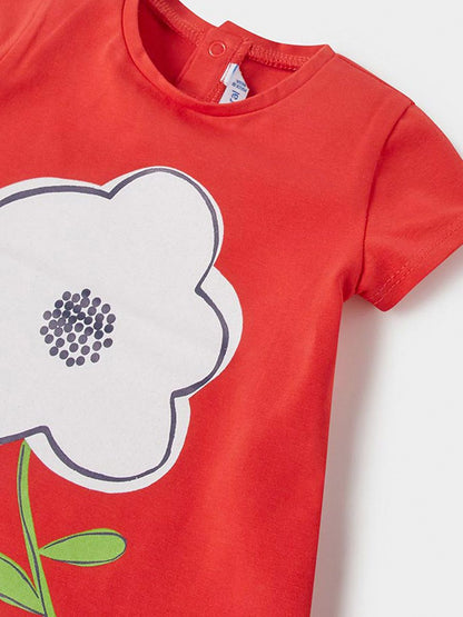 Camiseta Bebé Niña Sku 033 Color 51 Carmin