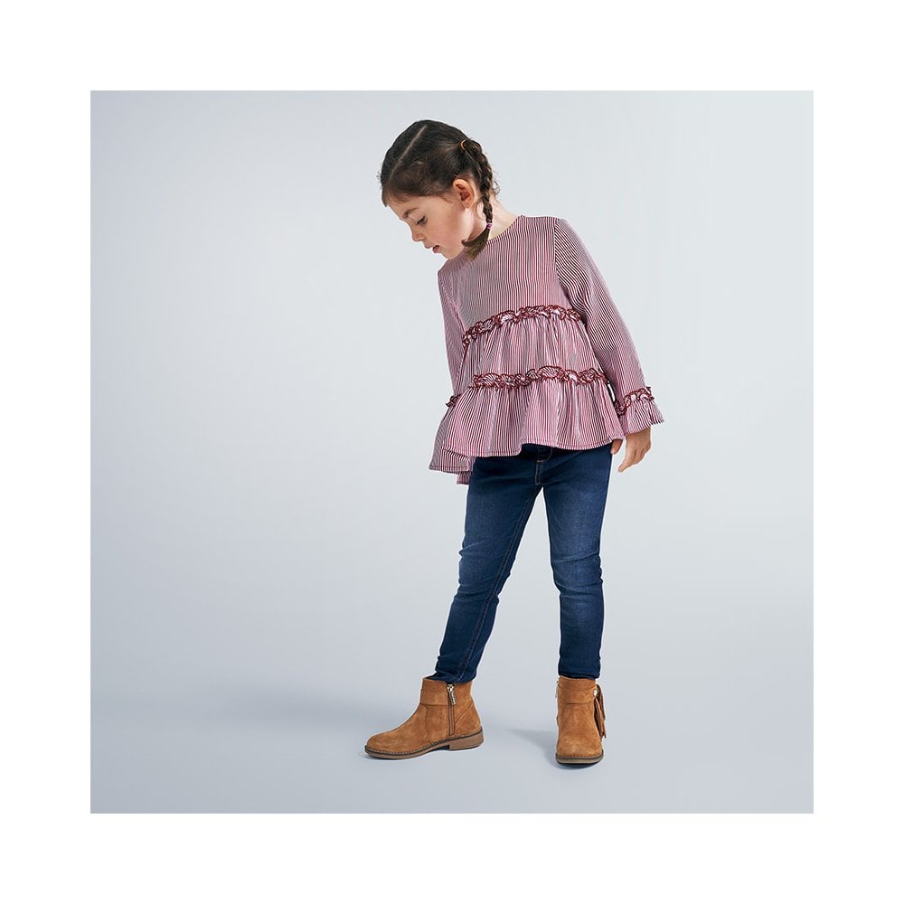 Pantalón Mezclilla Niña  SKU 72 Color Oscuro