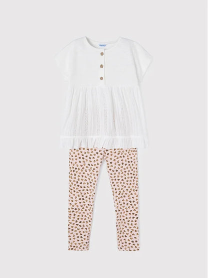 Conjunto 2 Piezas  Blusa Leggins Sku 3755 Color 96 Cuarzo