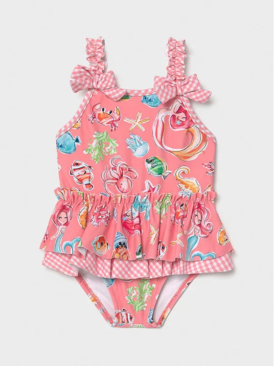 Traje De Baño para bebé niña MAYORAL Ref. 1719/73 Flamingo