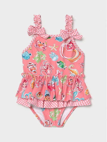 Traje De Baño para bebé niña MAYORAL Ref. 1719/73 Flamingo