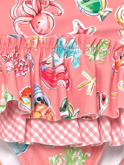 Traje De Baño para bebé niña MAYORAL Ref. 1719/73 Flamingo