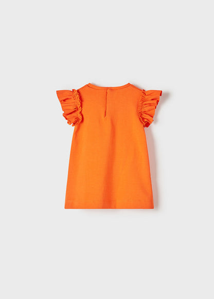 Vestido Punto Grafica MAYORAL SKU 1934 Color Clementina