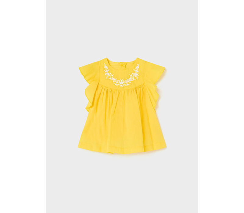 Bluson Voile Bordado Sku 1192 Color 53 Mimosa