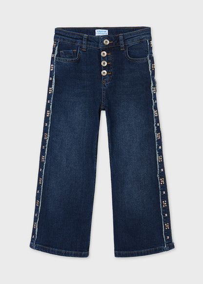 Pantalon Cropped Tachuelas  SKU Color 14 Oscuro