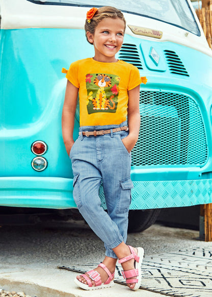 Conjunto Pantalon Cinturon  SKU 3590 Color 16 Tejano