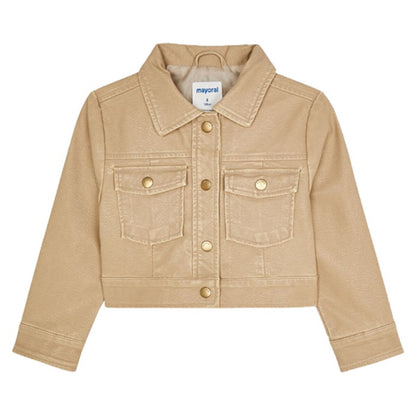 Cazadora Polipiel Sku 4432 Color Camel