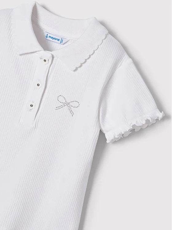 Polo Blanco corte regular Sku 3126 Color 73 Blanco