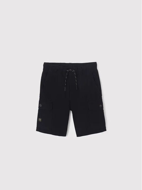 Bermuda Cuadrile Cargo SKU 6207 Color 74 Negro