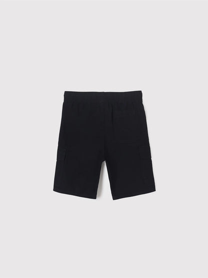 Bermuda Cuadrile Cargo SKU 6207 Color 74 Negro