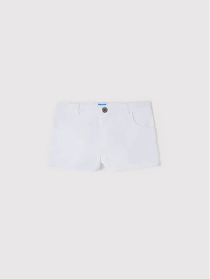 Pantalón Corto Felpa Sku 6225 Color Blanco