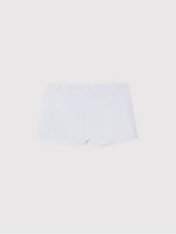 Pantalón Corto Felpa Sku 6225 Color Blanco