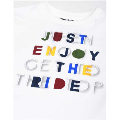 Camiseta M/L para niño MAYORAL Ref 4076 Nata