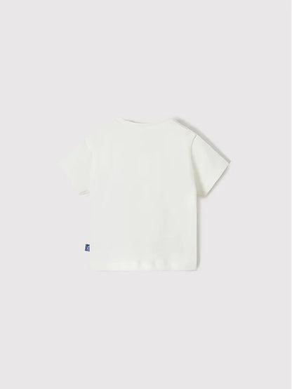 Camiseta Manga Corta Niño MAYORAL Ref 1094-90 Crudo