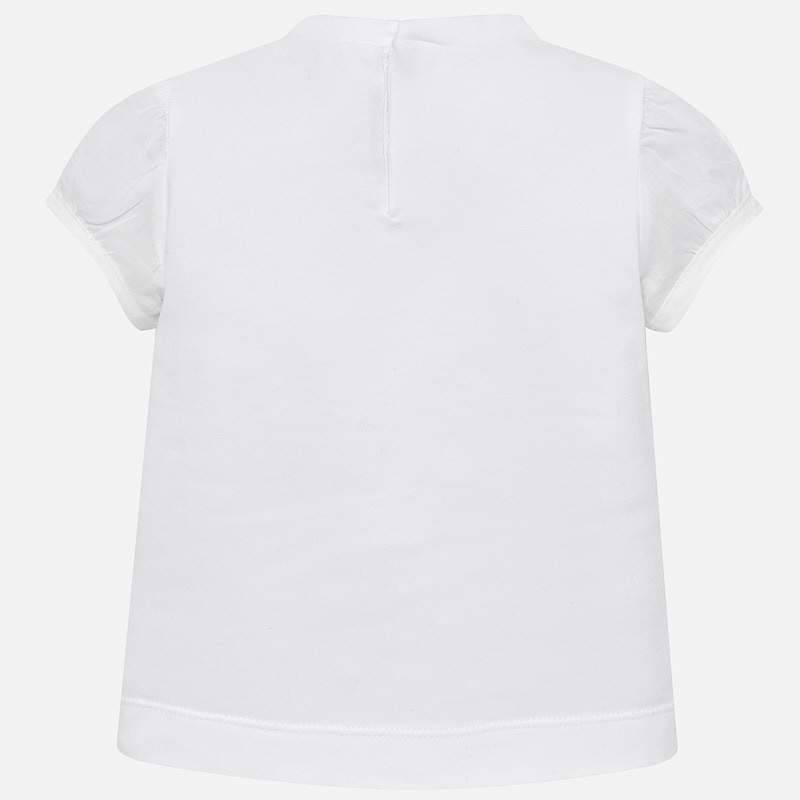 Camiseta Mayoral con flores Sku 1008 Color 68 Rojo