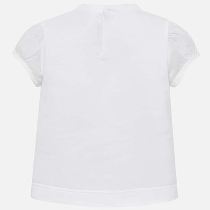 Camiseta Mayoral con flores Sku 1008 Color 68 Rojo