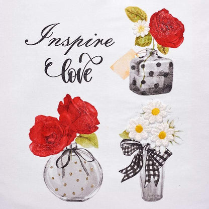 Camiseta Mayoral con flores Sku 1008 Color 68 Rojo