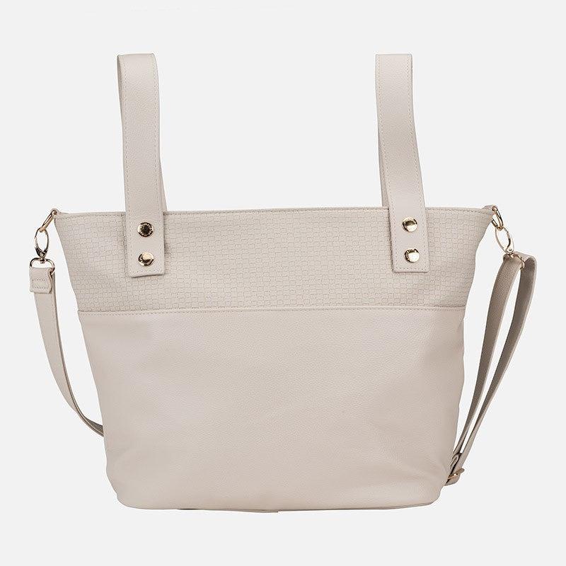 Bolso Pañalera maternidad MAYORAL MODELO 19415 Color 077 Crema
