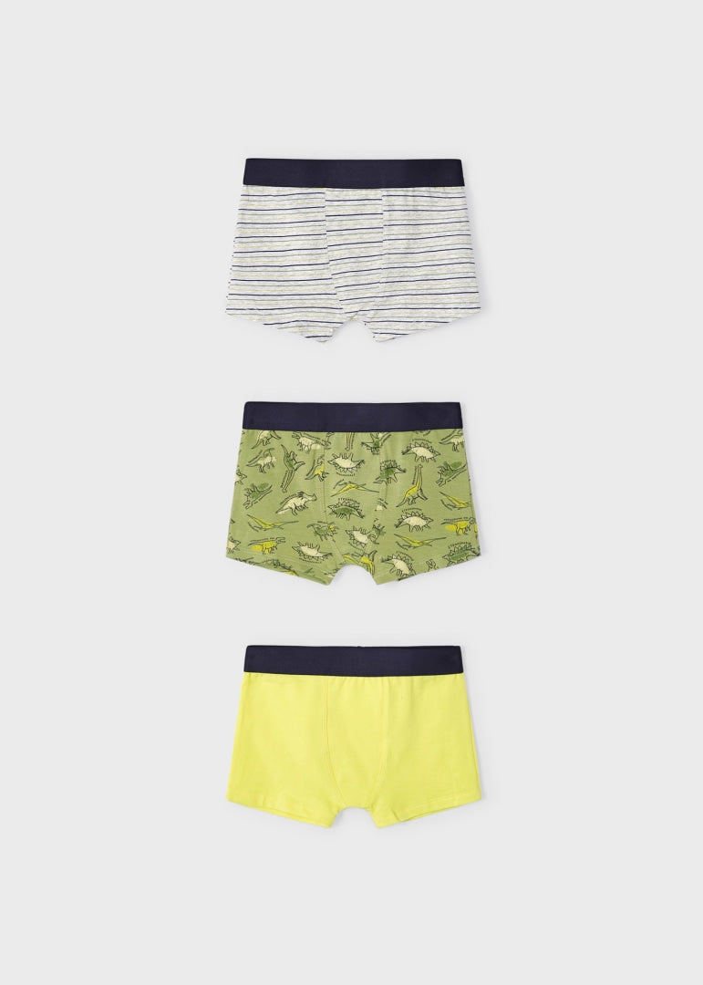 Pack 3 boxers con estampado en algodón para niño Art. 23-10450-073 Piña