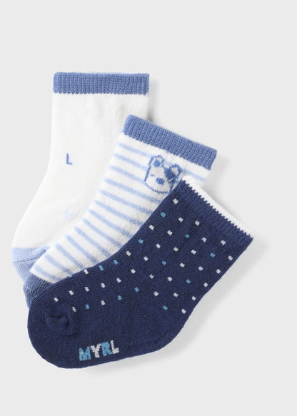 Pack 3 calcetines con estampado para recién nacido Art. 23-09591-086 Imperial