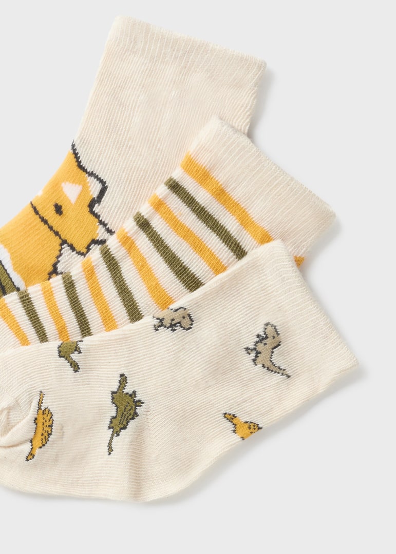 Pack 3 calcetines con motivo estampado para bebé Art. 23-10398-096 Avena Vig