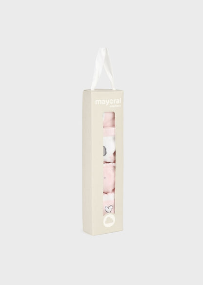 Pack 4 calcetines con algodón orgánico para recién nacido Art. 23-09592-049 Ballet