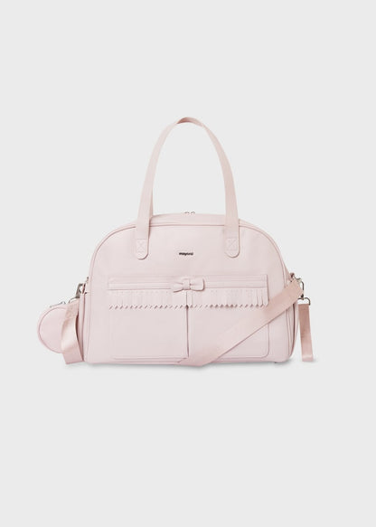 Pañalera maternidad flecos bebé Art. 30-19032 Baby Pink