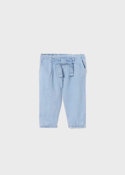 Pantalón baggy de TENCEL™ Lyocell para bebé Art. 23-01516-079 Tejano