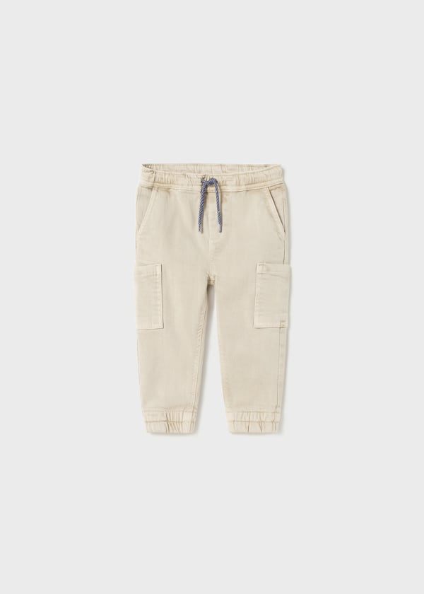 Pantalón cargo Better Cotton bebé  Ref. 13-02532-057 Piedra