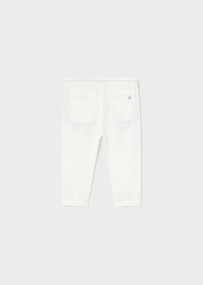 Pantalón chino relaxed para bebé Art. 23-01524-075 Blanco