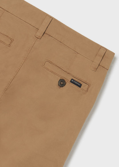 Pantalón chino slim de algodón sostenible para chico Art. 23-00530-040 Canela