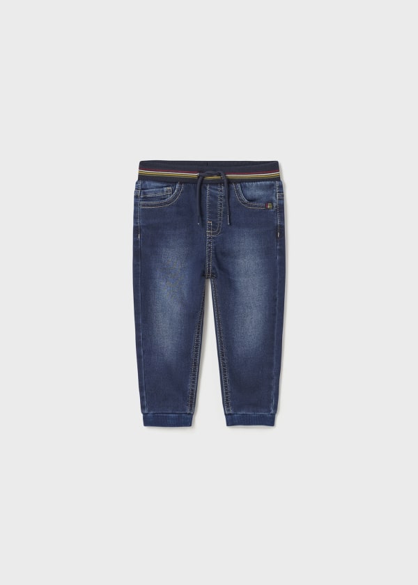 Copy of Pantalón de mezclilla jogger Better Cotton bebé  Ref. 13-02539-066 Oscuro