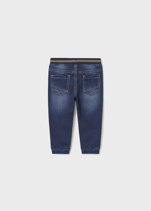 Copy of Pantalón de mezclilla jogger Better Cotton bebé  Ref. 13-02539-066 Oscuro