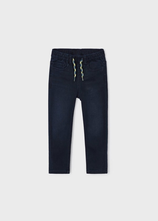 Pantalón de mezclilla jogger Better Cotton niño MAYORAL Ref. 13-04516-087 Blue Black