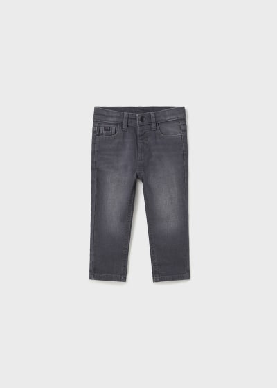 Pantalón de mezclilla slim fit Better Cotton bebé  Ref. 13-02530-40 Gris Oscuro