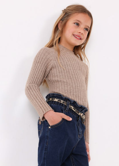 Pantalón de mezclilla slouchy niña MAYORAL Ref. 13-04501-088 Oscuro