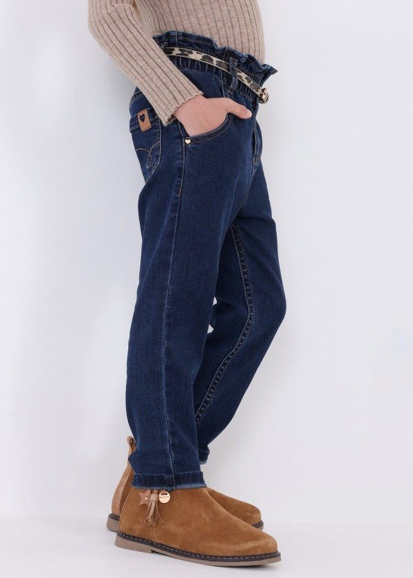 Pantalón de mezclilla slouchy niña MAYORAL Ref. 13-04501-088 Oscuro