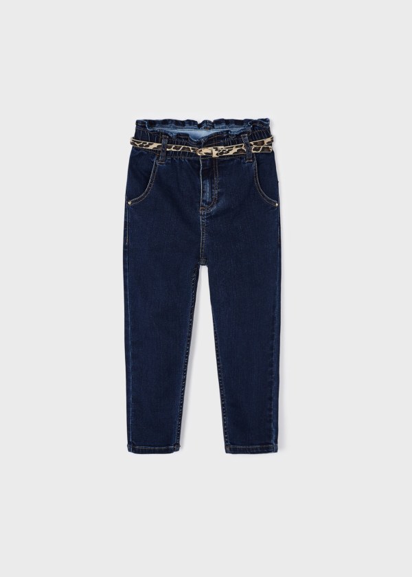 Pantalón de mezclilla slouchy niña MAYORAL Ref. 13-04501-088 Oscuro