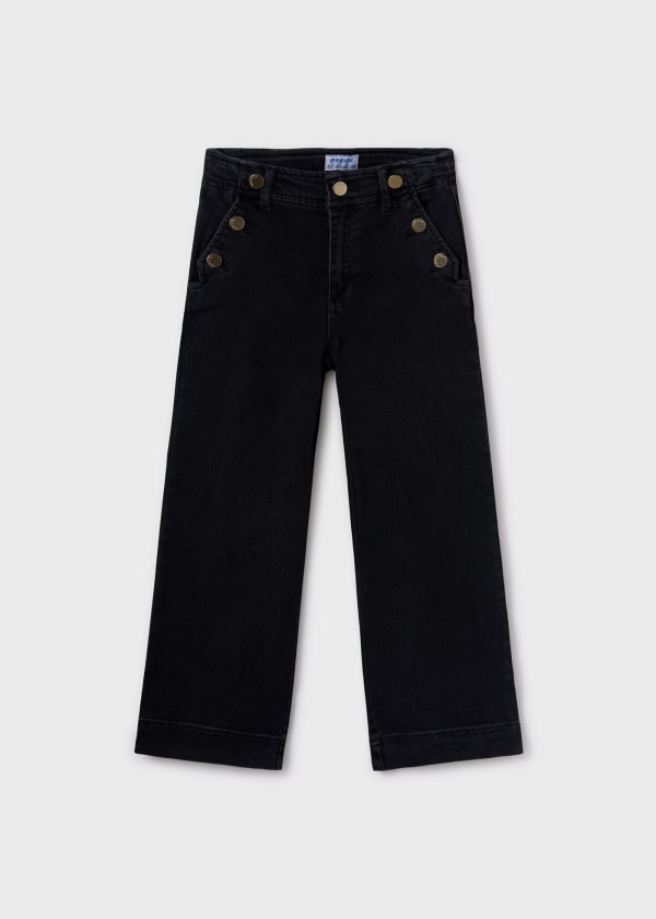 Pantalon largo tejano botones MAYORAL Ref. 13/7501/94 Oscuro