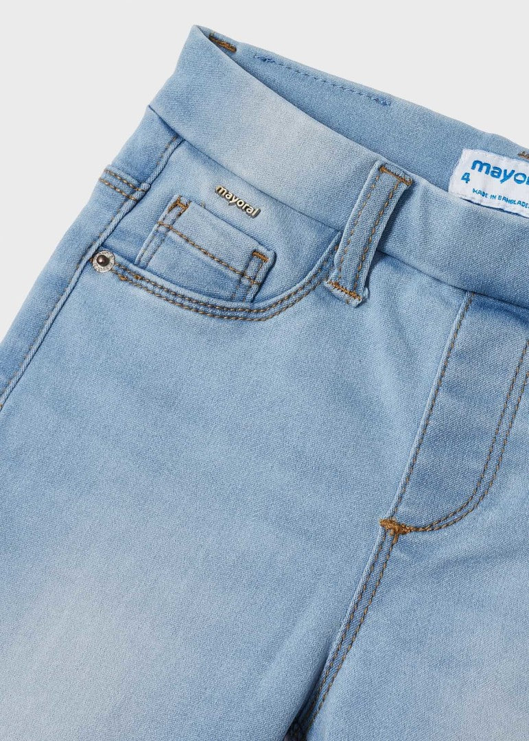 Pantalón de mezclilla tipo jegging para niña Art. 23-00548-050 Claro