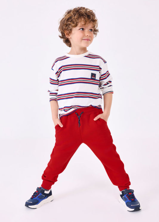 Pantalón deportivo básico niño MAYORAL Ref. 13-00725-019 Rojo