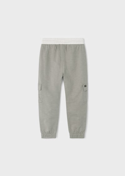 Pantalón deportivo con algodón para niño Sku  3520 Color Fosil